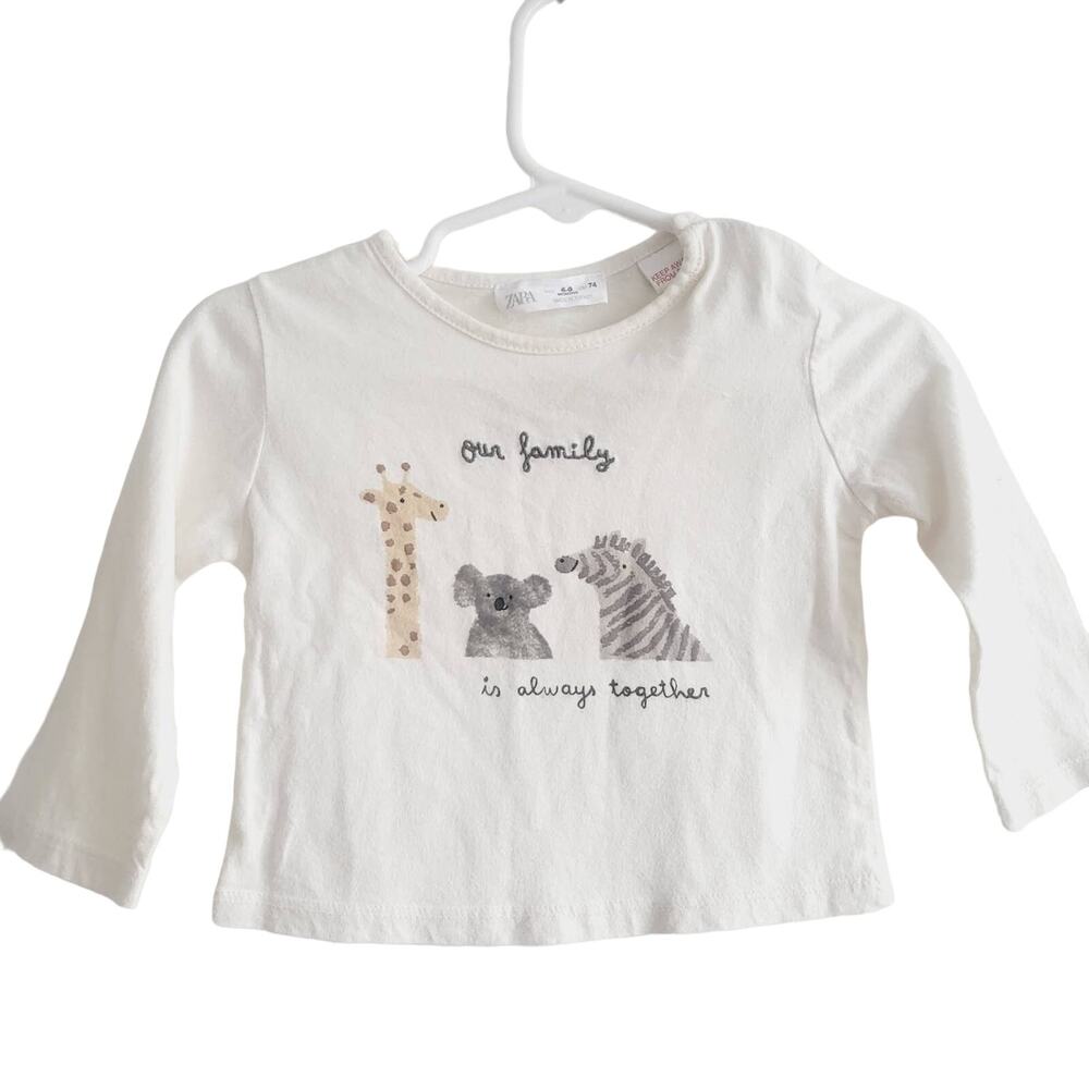 Zara family is always together tee 6-9M